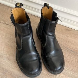 Doc Martens Black Leather Chelsea Boots